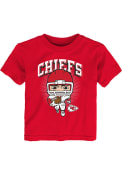 Kansas City Chiefs Toddler Gummy Player T-Shirt - Red