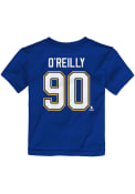 Ryan O'Reilly St Louis Blues Toddler Outer Stuff Name Number T-Shirt - Blue