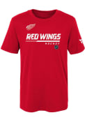 Detroit Red Wings Boys Authentic Pro T-Shirt - Red