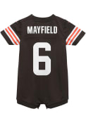 Baker Mayfield Cleveland Browns Baby Nike Romper Football Jersey - Brown