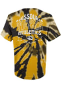 Missouri Tigers Boys Pennant Tie Dye T-Shirt - Black