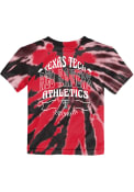 Texas Tech Red Raiders Toddler Pennant Tie Dye T-Shirt - Red
