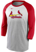 St Louis Cardinals Youth Nike Gradient Logo T-Shirt - Grey