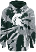 Michigan State Spartans Youth Tie Dye Primary Logo Hooded Sweatshirt - Green