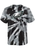 Philadelphia Eagles Youth Tie Dye Primary Logo T-Shirt - Black