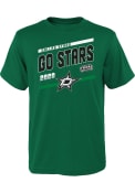 Dallas Stars Youth 2020 Stanley Cup Final Participant Slogan T-Shirt - Kelly Green