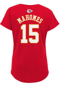 Patrick Mahomes Kansas City Chiefs Girls Outer Stuff Mainliner NN Dolman T-Shirt - Red