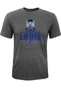 Louie St Louis Blues Youth Outer Stuff Its Not Easy Being Louie Fashion T-Shirt - Grey