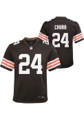 Nick Chubb Cleveland Browns Youth Nike Home Football Jersey - Brown