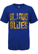 St Louis Blues Youth Hustle T-Shirt - Blue