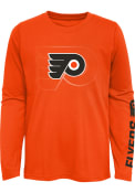 Philadelphia Flyers Youth Stop The Clock T-Shirt - Orange