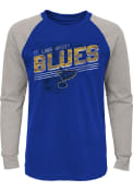 St Louis Blues Youth Over Time T-Shirt - Blue