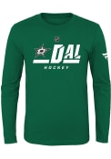 Dallas Stars Youth Authentic Pro 2 T-Shirt - Kelly Green