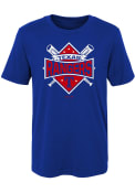 Texas Rangers Boys Diamond Bats T-Shirt - Blue