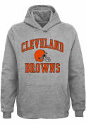 Cleveland Browns Boys #1 Design Hooded Sweatshirt - Grey