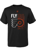 Philadelphia Flyers Youth Center Line T-Shirt - Black