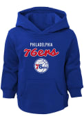 Philadelphia 76ers Toddler Big Game Hooded Sweatshirt - Blue