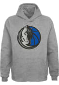 Dallas Mavericks Boys Circle Ball Hooded Sweatshirt - Grey