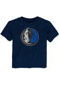 Dallas Mavericks Toddler Circle Ball T-Shirt - Navy Blue