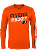 Philadelphia Flyers Youth Break Lines T-Shirt - Orange