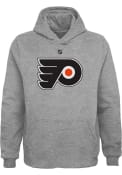 Philadelphia Flyers Youth Primary Logo Hooded Sweatshirt - Grey