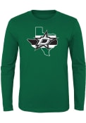 Dallas Stars Youth Texas Logo T-Shirt - Green