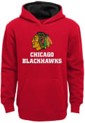 Chicago Blackhawks Youth Prime Hooded Sweatshirt - Red