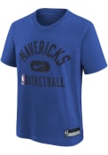 Dallas Mavericks Youth Nike Practice T-Shirt - Blue