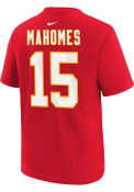 Patrick Mahomes Kansas City Chiefs Boys Nike Name Number T-Shirt - Red