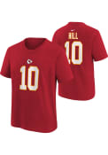 Tyreek Hill Kansas City Chiefs Boys Nike Name Number T-Shirt - Red