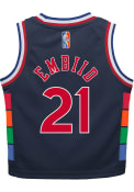 Joel Embiid Philadelphia 76ers Toddler Nike Mixtape Replica Basketball Jersey - Navy Blue