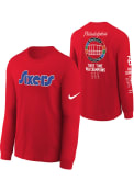 Philadelphia 76ers Youth Nike Mixtape T-Shirt - Red