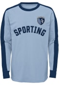 Sporting Kansas City Boys Mainstay Crew Sweatshirt - Light Blue