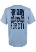Sporting Kansas City Boys Slogan Back T-Shirt - Light Blue