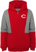 Cincinnati Reds Youth All That Full Zip Jacket - Red