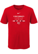 Cincinnati Reds Youth Nike Team Highlight T-Shirt - Red