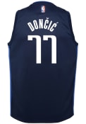 Luka Doncic Dallas Mavericks Youth Nike Statement Basketball Jersey - Navy Blue