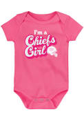 Kansas City Chiefs Baby Team Girl One Piece - Pink