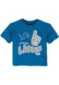 Detroit Lions Infant Littlest Fan T-Shirt - Blue