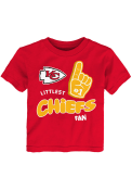 Kansas City Chiefs Toddler Littlest Fan T-Shirt - Red