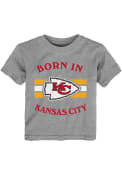 Kansas City Chiefs Toddler My Home Town T-Shirt - Grey
