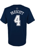 Dak Prescott Dallas Cowboys Youth NN T-Shirt - Navy Blue