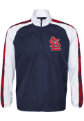 St Louis Cardinals Youth Elevation Quarter Zip - Red