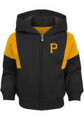 Pittsburgh Pirates Toddler All That Full Zip Sweatshirt - Black