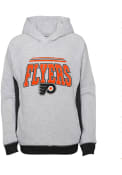 Philadelphia Flyers Youth Power Play Hooded Sweatshirt - Grey