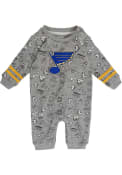 St Louis Blues Baby Gifted Player One Piece - Blue