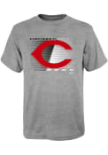 Cincinnati Reds Youth Switch Hitter T-Shirt - Grey