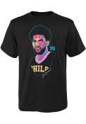 Joel Embiid Philadelphia 76ers Youth Artist Series T-Shirt - Black