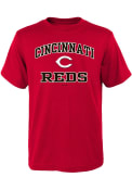 Cincinnati Reds Youth Heart and Soul T-Shirt - Red