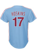 Rhys Hoskins Philadelphia Phillies Boys Nike Cooperstown Replica Baseball Jersey - Light Blue